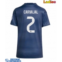 Real Madrid Daniel Carvajal #2 Replica Away Shirt Ladies 2025-26 Short Sleeve